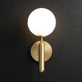 Minimalist Glass Orb Wall Light LED